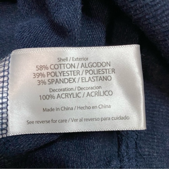 Wildfox Women's Statement Sweatshirt In Blue (Good Vibes) - Medium - Picture 9 of 10